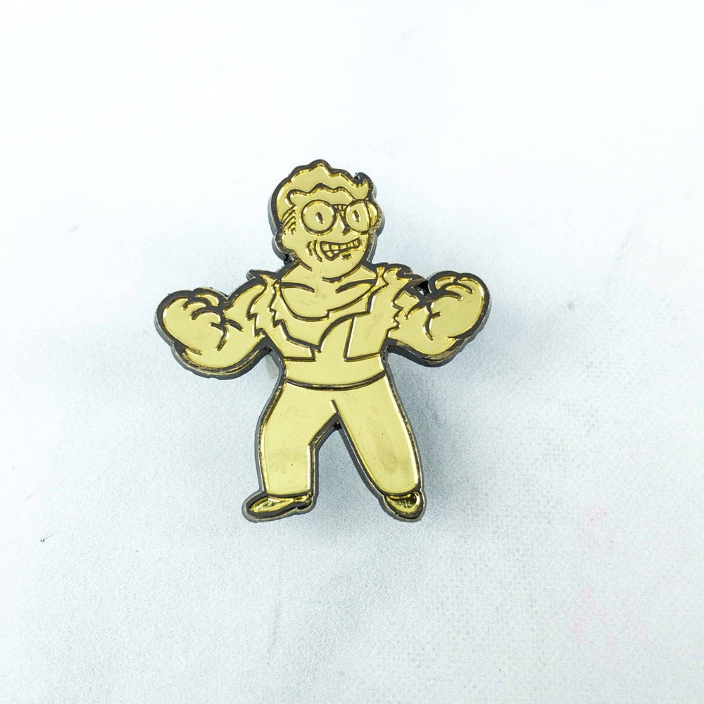 Fallout - Vault Boy - Nerd Rage Perk Pin - Picture 4 of 4